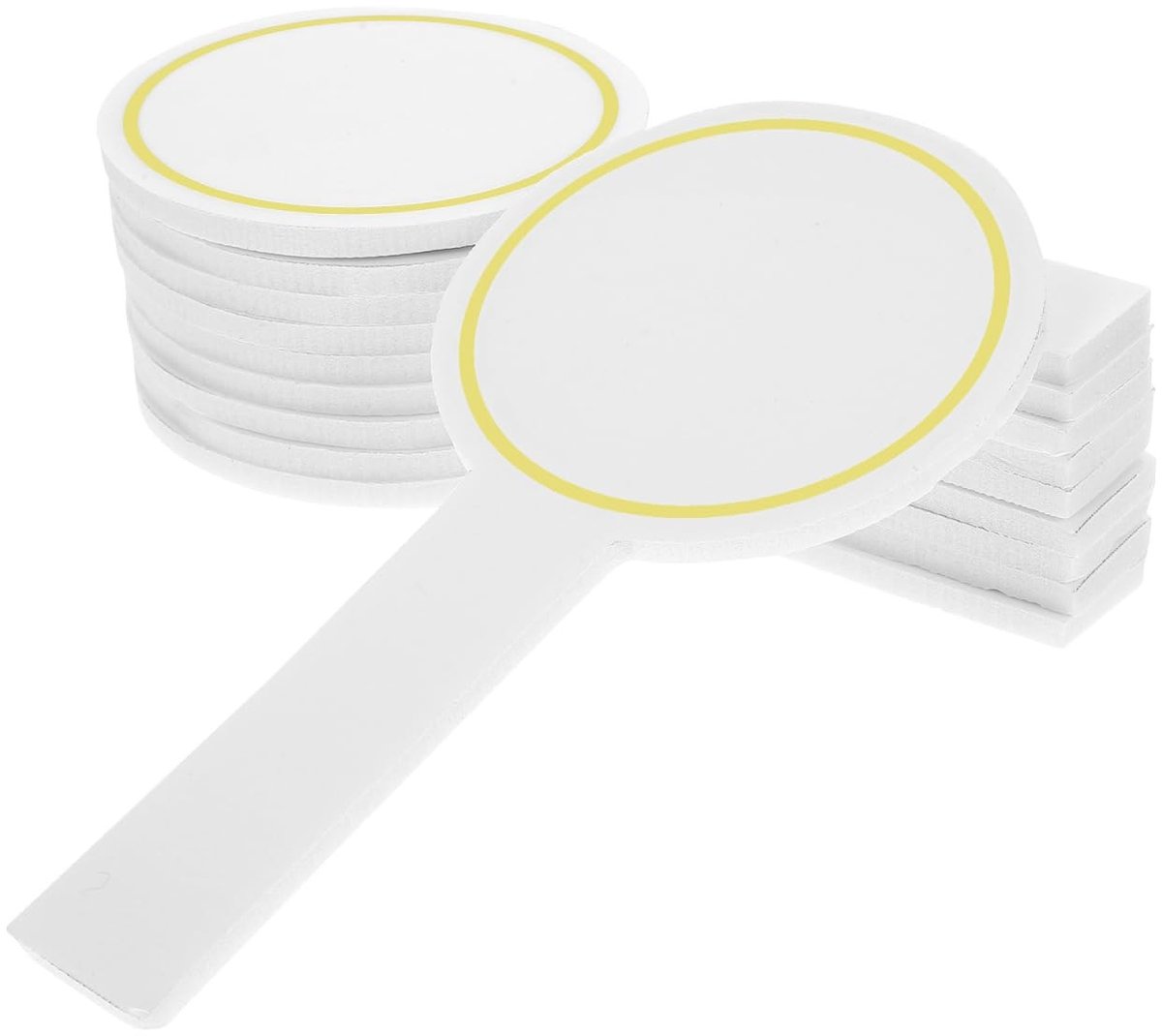 Omgoods - 6 Mini Whiteboards voor Snelle Notities - Droog Wisbare Borden voor Onderwijs en Presentaties