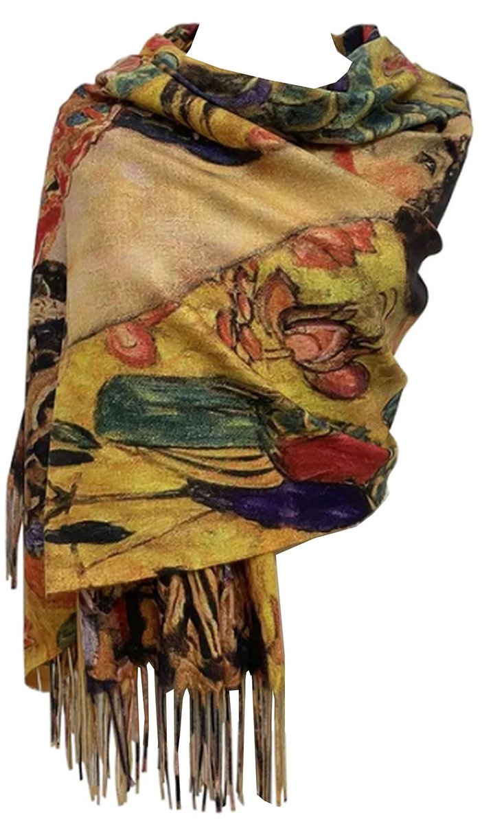Omgoods - Zachte Pashmina Sjaal met Cashmere Textuur voor Herfst en Winter