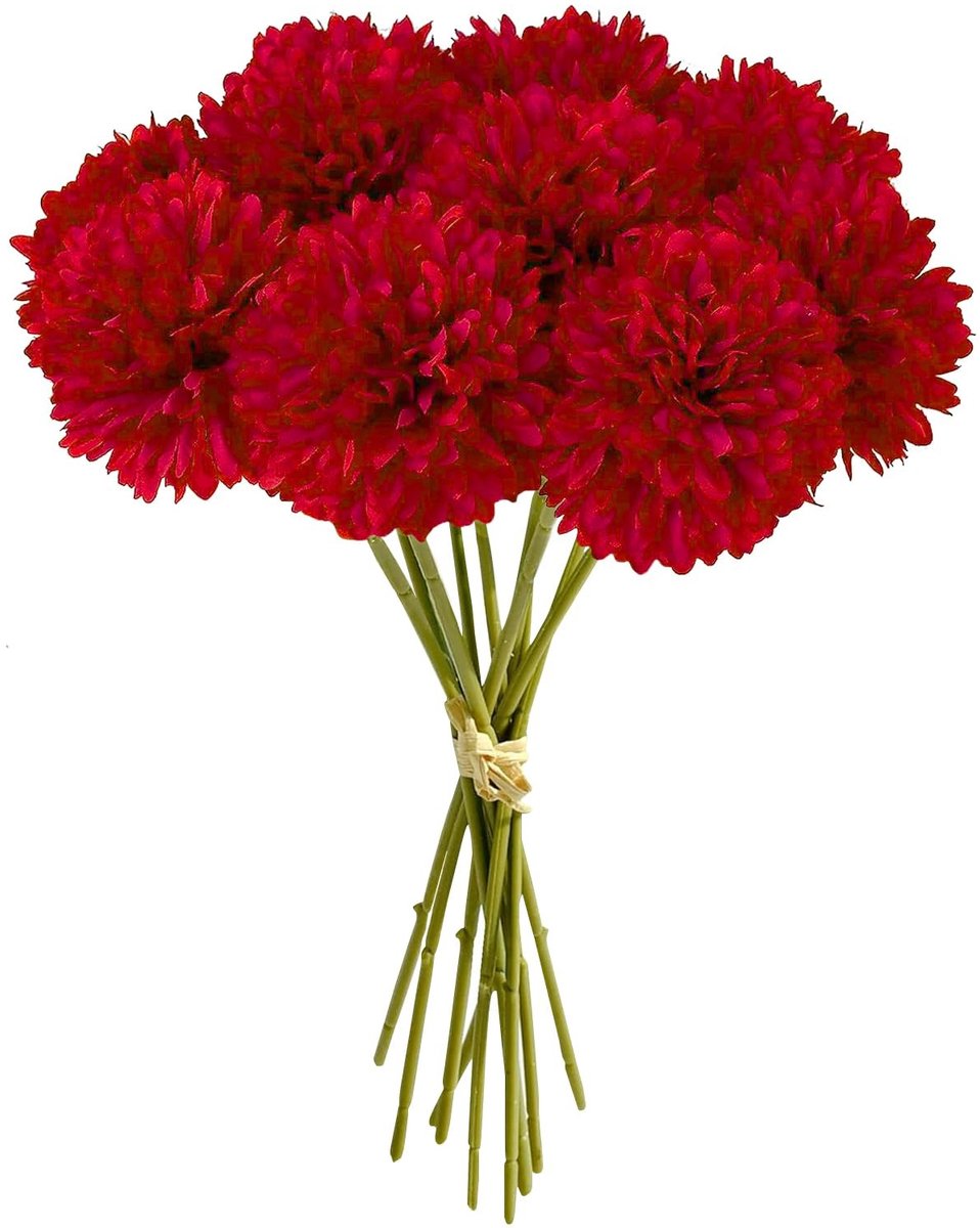 Omgoods - Set van 12 Kunsthydrangea Bloemen voor Decoratie