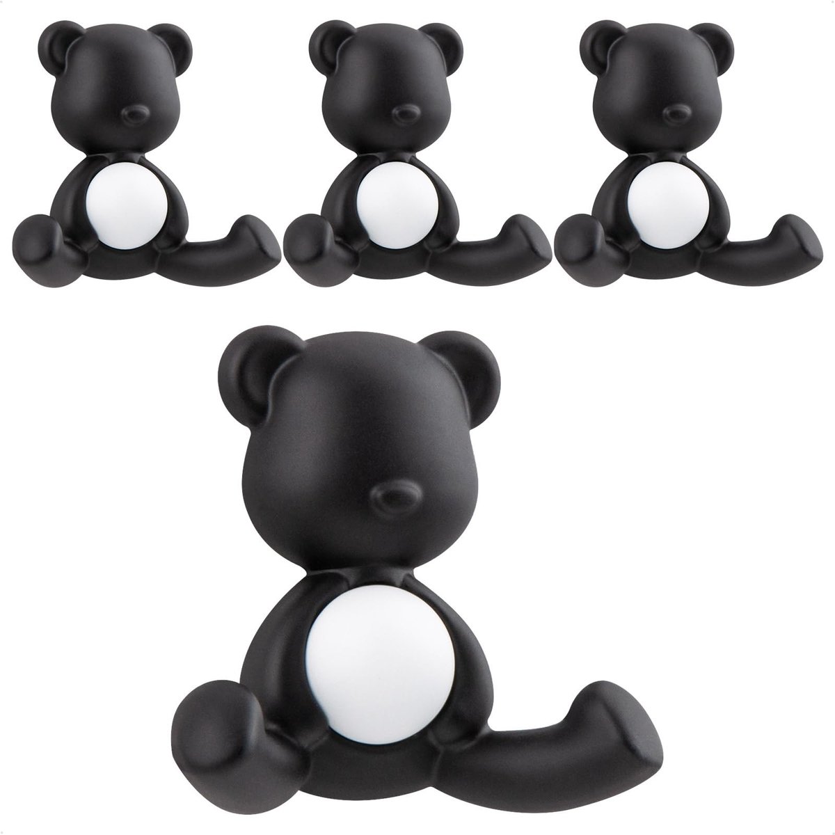 Omgoods - Set van 4 Zware Dubbele Wardrobe Haken voor Kinderen
