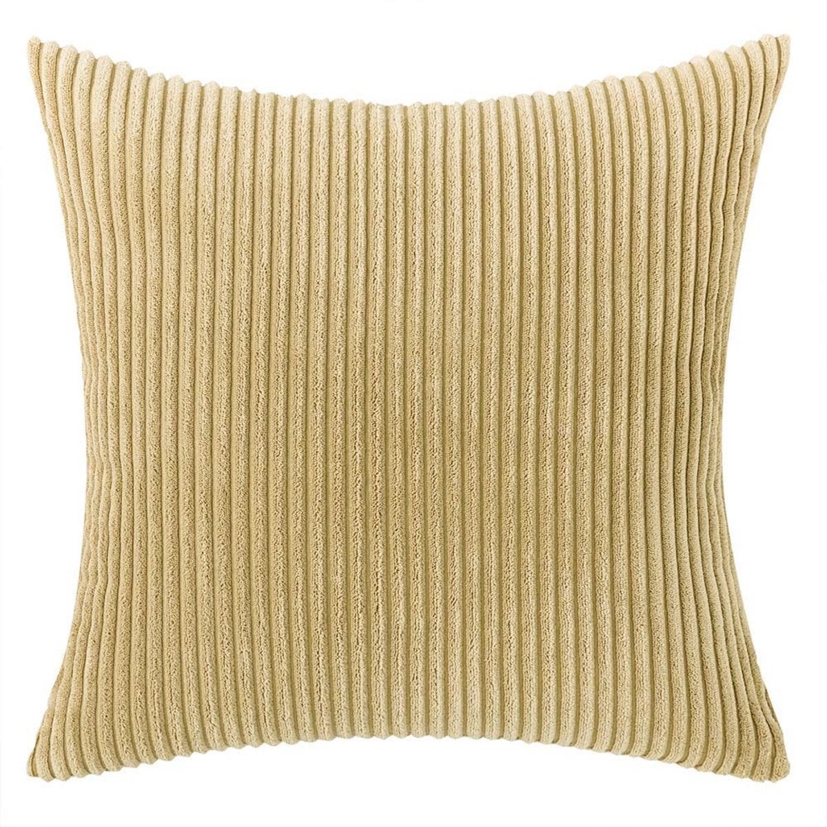 Omgoods - Set van 2 Corduroy Kussenslopen in Lichtbruin