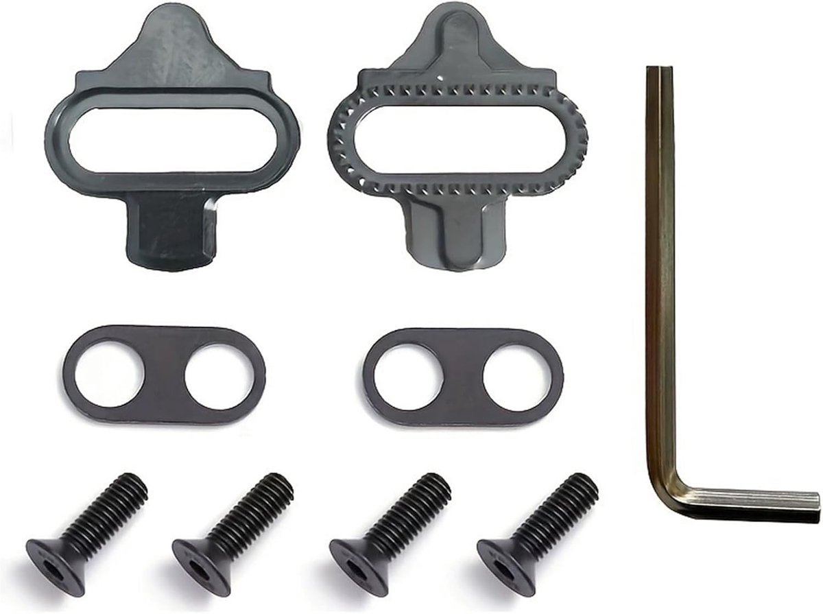 Set van TPU Snap-on Pedalen met Metalen Tips voor Racefiets en MTB, 4.5° Float, Antislip Ontwerp, Eenvoudige Montage en Professionele Kwaliteit