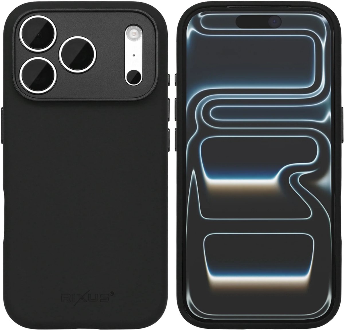 Rixus ProShield Case For Apple iPhone 17 Pro Max Black