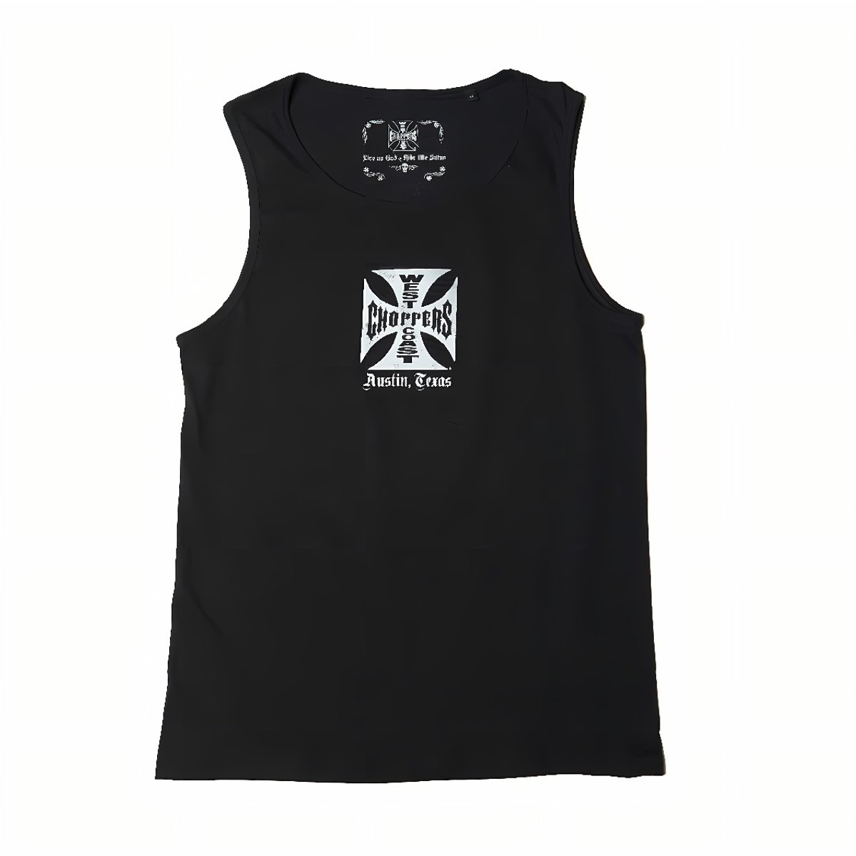 WCC West Coast Choppers T-shirt Classic Tanktop Zwart