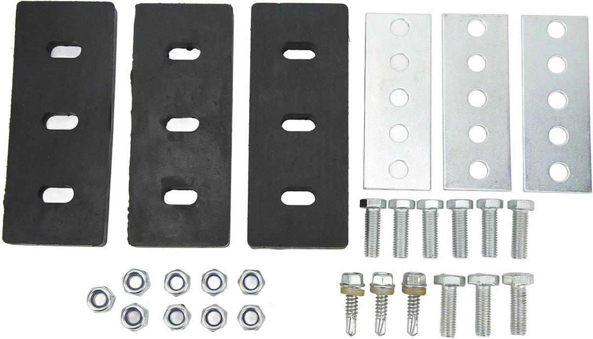 SnelShoppen - Snowblower Inteller Kit 3/8in HD Universeel voor 2-Fase Machines met Versterkte Rubber Strips tegen Verstopte Chute