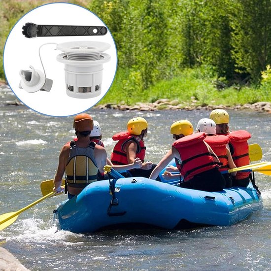 Opblaasbare boot luchtstekker - Kajak luchtbuis plug - Watersport - Lekvrije inflatie inlaat - 8 gaten - Niet gespecificeerd — afbeelding 4