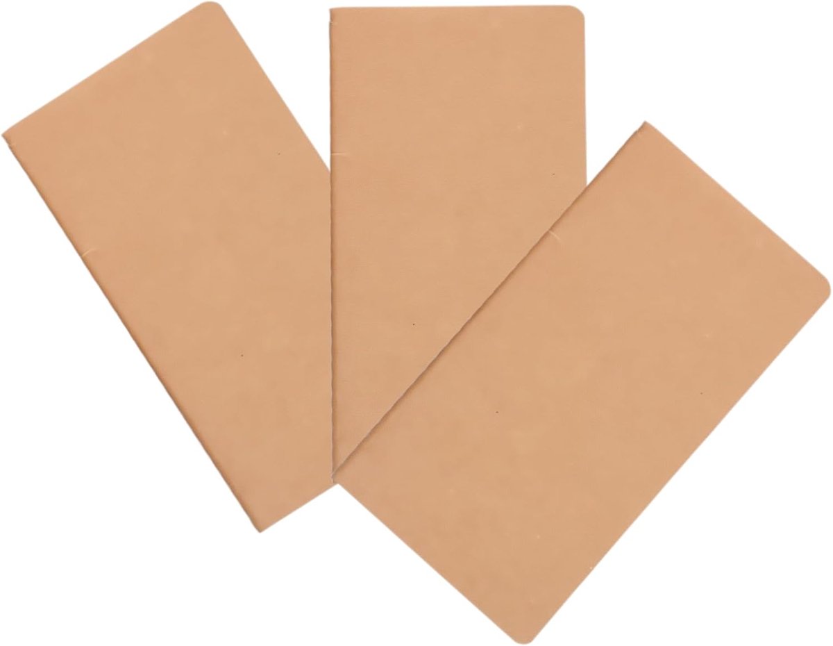 Notitieboek A5 - Dun papier 100 g/m² - 30 pagina's per boek - Ideaal voor reizen - ShopVlot