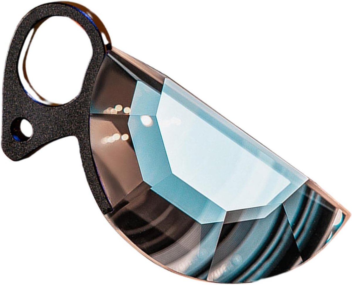 SnelShoppen - Kaleidoscoop lens, halfcirkel, speciale effecten, camera glasfilter, hand-held optische glas prisma voor fotografie, 79 mm