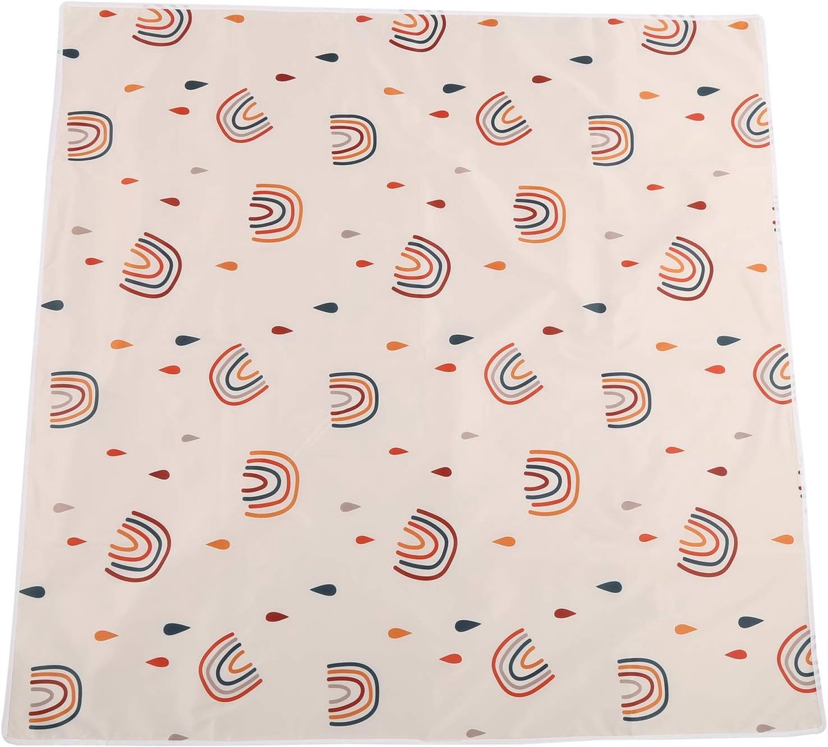 SnelShoppen - 110 CM Baby Esszimmerstoel Matte, Rutschfest en Waterdicht, Multifunctionele Spritzmatte voor Kinderen, Ideaal als Krabbel- en Picknicko