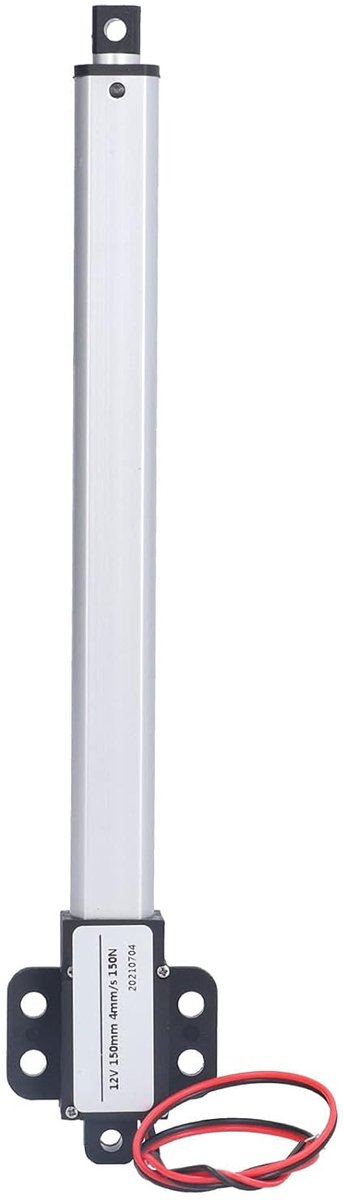 SnelShoppen - 12V Lineaire Actuator 150mm Slag, Mini Elektrische Lineaire Actuator voor Industrie, Landbouw, Ventilatie, Stil en Compact, 150N Kracht