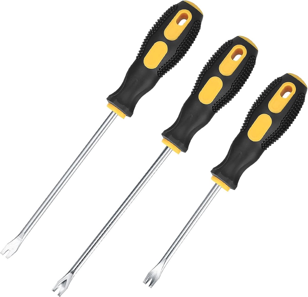Clipverwijderaar met trekker - ergonomisch design - rubberen handvatten - ideaal voor meubelstoffering - ShopVlot