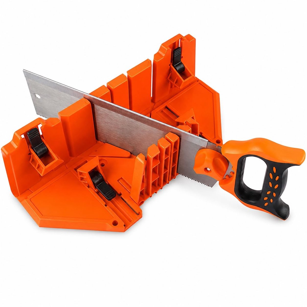 Omgoods - 14 Inch Handmatige Mitre Box met Meerdere Hoekinstellingen