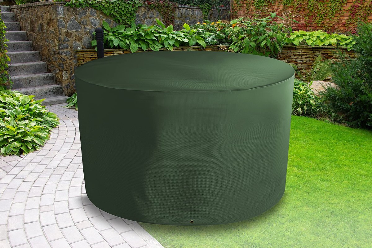 Omgoods - Beschermhoes voor 4 Stoelen en Ronde Tafel 102 x 102 cm