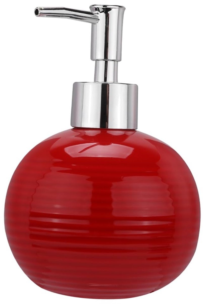 Omgoods - Keramische Zeepdispenser met Pomp - Rood