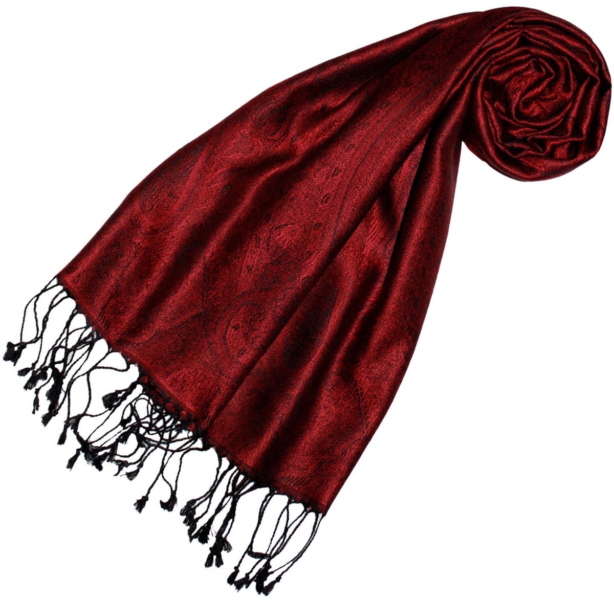 Omgoods - Luxe Dames Zijde Sjaal met Paisley Patroon