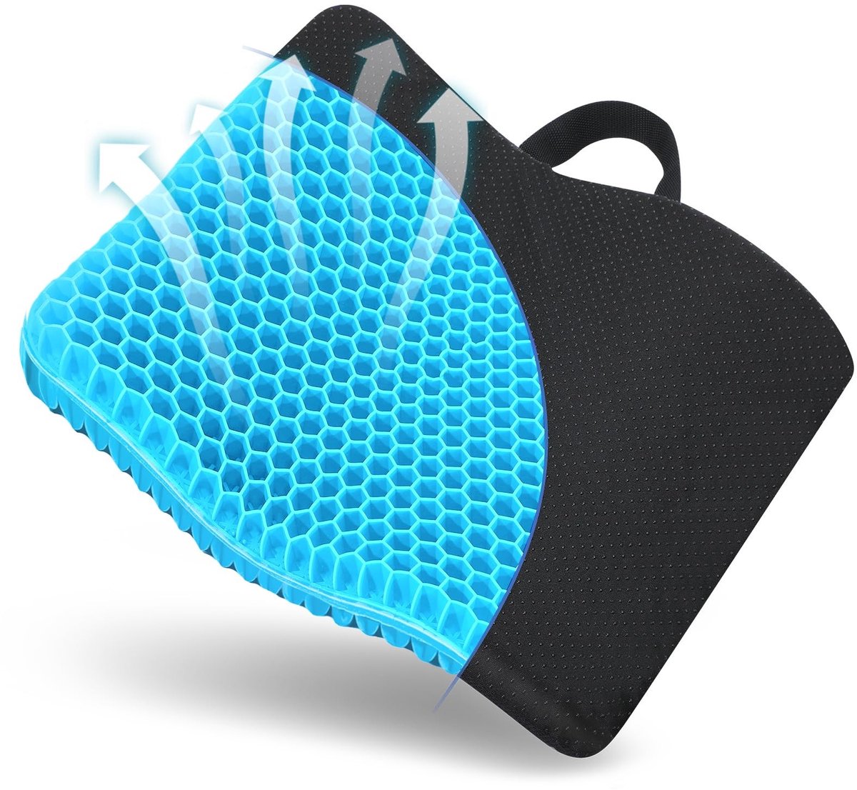 Omgoods - Gel Zitkussen voor Extra Comfort 43.5 x 39 x 4 cm