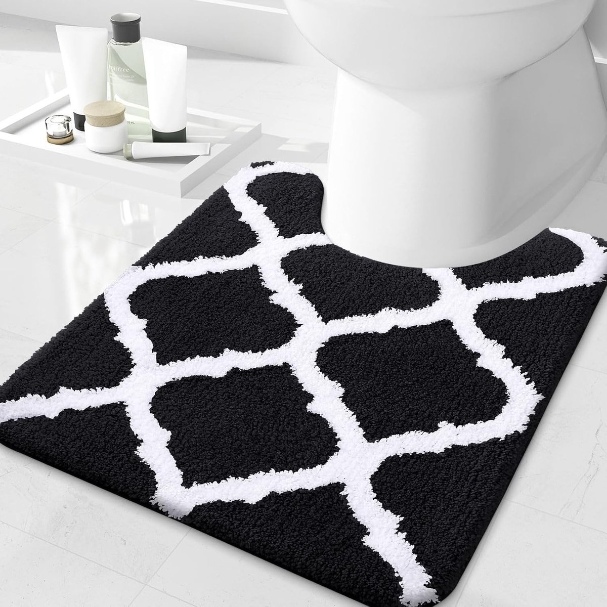 Omgoods - Antislip Toiletmat - Wasbare Toilet Rug met U-vorm