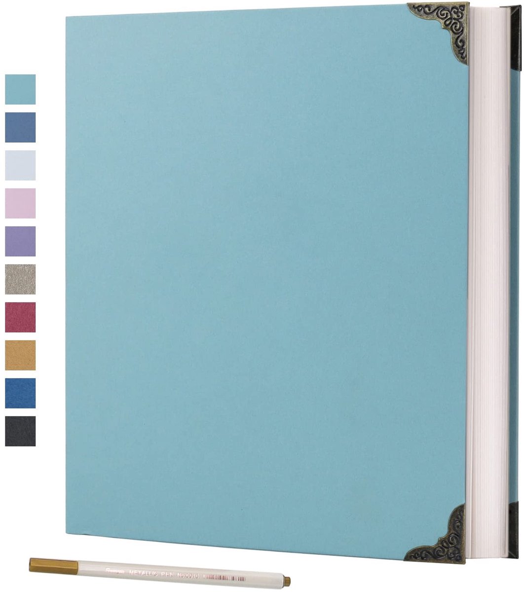 Omgoods - Zelfklevend Fotoboek met 40 Pagina's en DIY Scrapbook Set