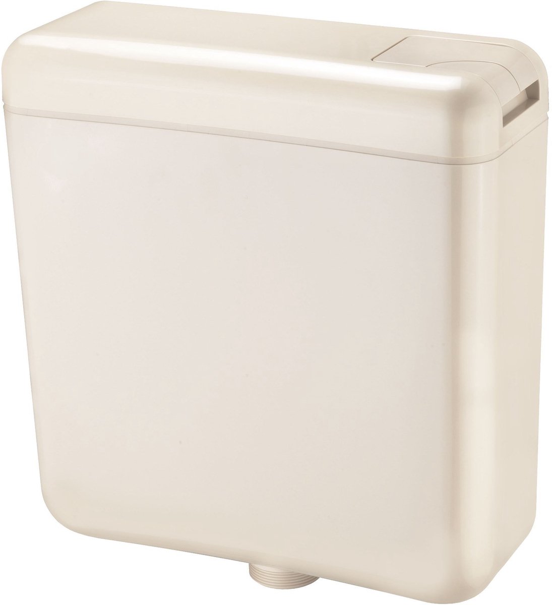 Omgoods - TRITON Toilet Spoelbak Beige met Dubbele Spoelfunctie
