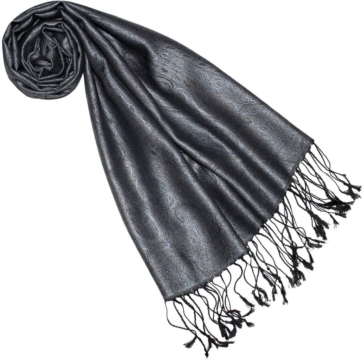 Omgoods - Elegante Zijden Sjaal met Paisley Patroon voor Dames