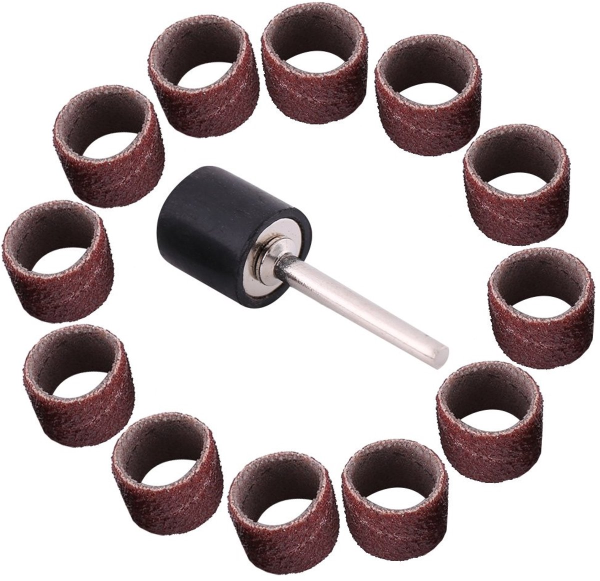 Omgoods- Schuurbanden 100 x 610 mm - 80/320/600 Grit - Houtbewerking - Polijsten - Zelfexpanderend - Voor diverse toepassingen - Schuuraccessoires