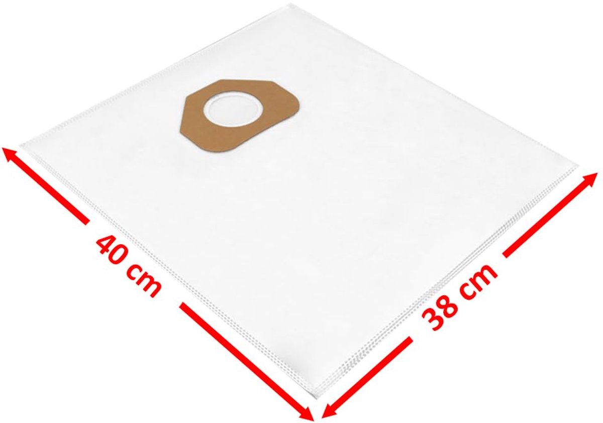 Omgoods - 10 Stofzuigerzakken Compatibel met TACKlife PVC01A Nass-Trockensauger