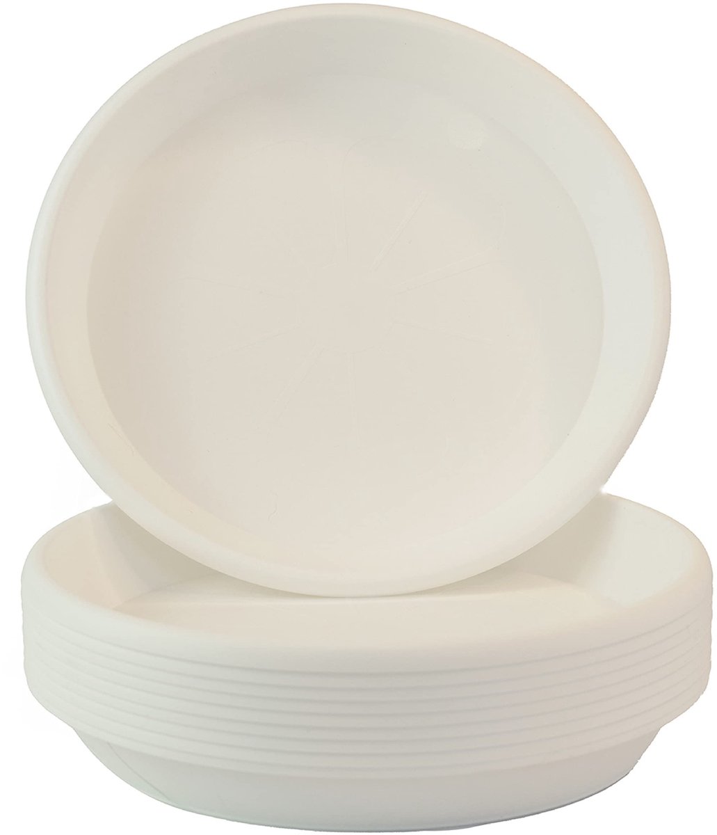 Omgoods - Kleurige Plastic Plantenschaal met Diverse Maten - 10-pack