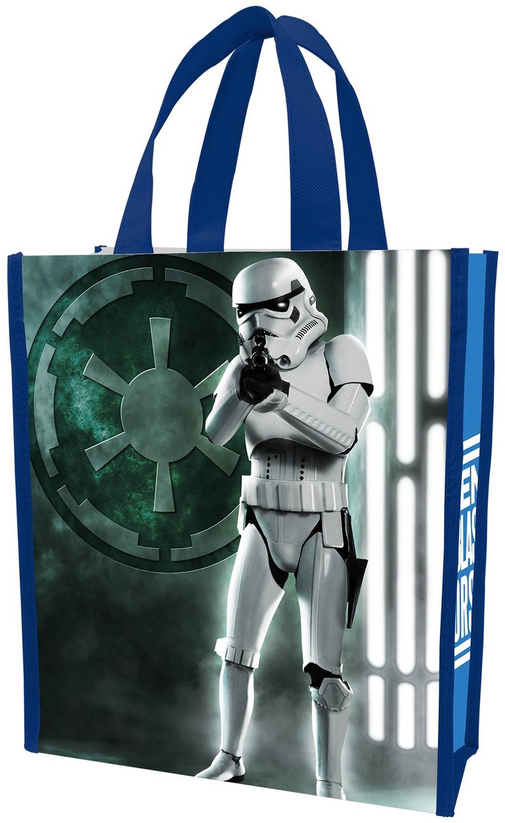 Omgoods - Kleine Gerecycleerde Tas met Star Wars Motief