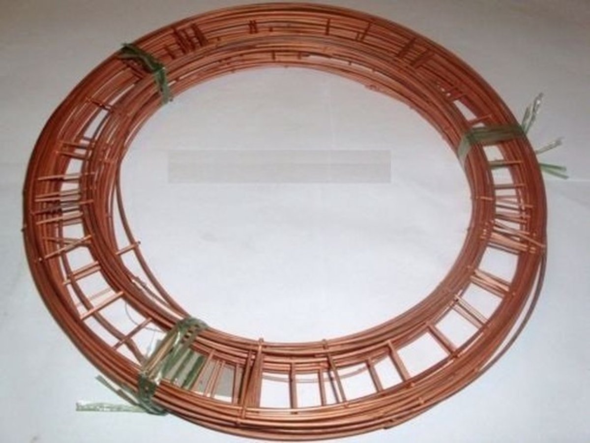 Omgoods - 16 Inch Platte Draad Kerstkrans Ring