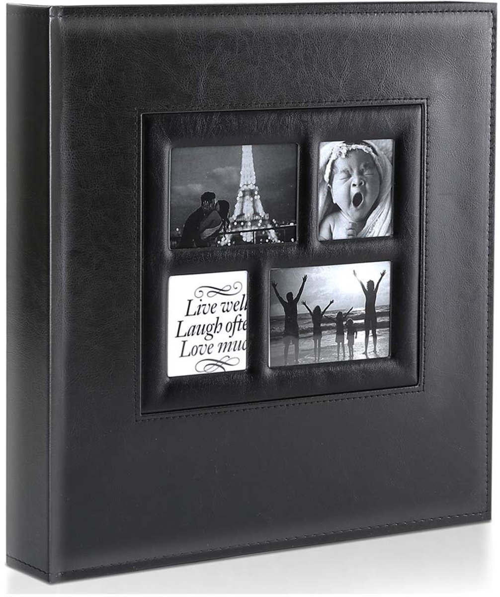 Omgoods - Fotoalbum voor 600 Foto's in Klassiek Design met Leren Kaft