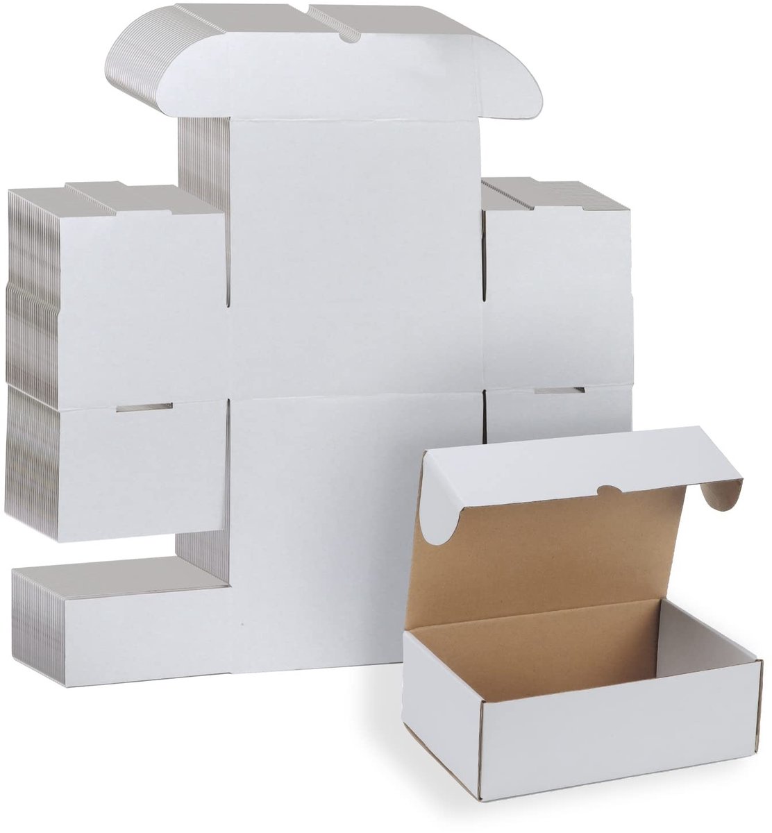Omgoods - Set van 25 Kartonnen Verzendingdozen 22.9x15.3x7.7cm