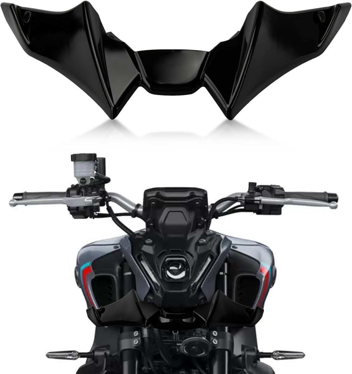 Aerodynamische Spoilers en Neuscone Extensie voor MT09 V3 2022-2023, Verbeterde Stroomlijn en Bescherming Accessoires