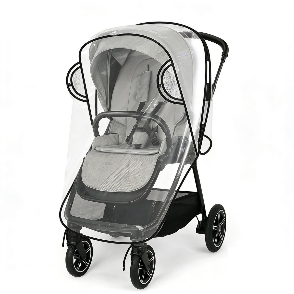 Omgoods - Universele Regenhoes voor Kinderwagens met Ventilatie