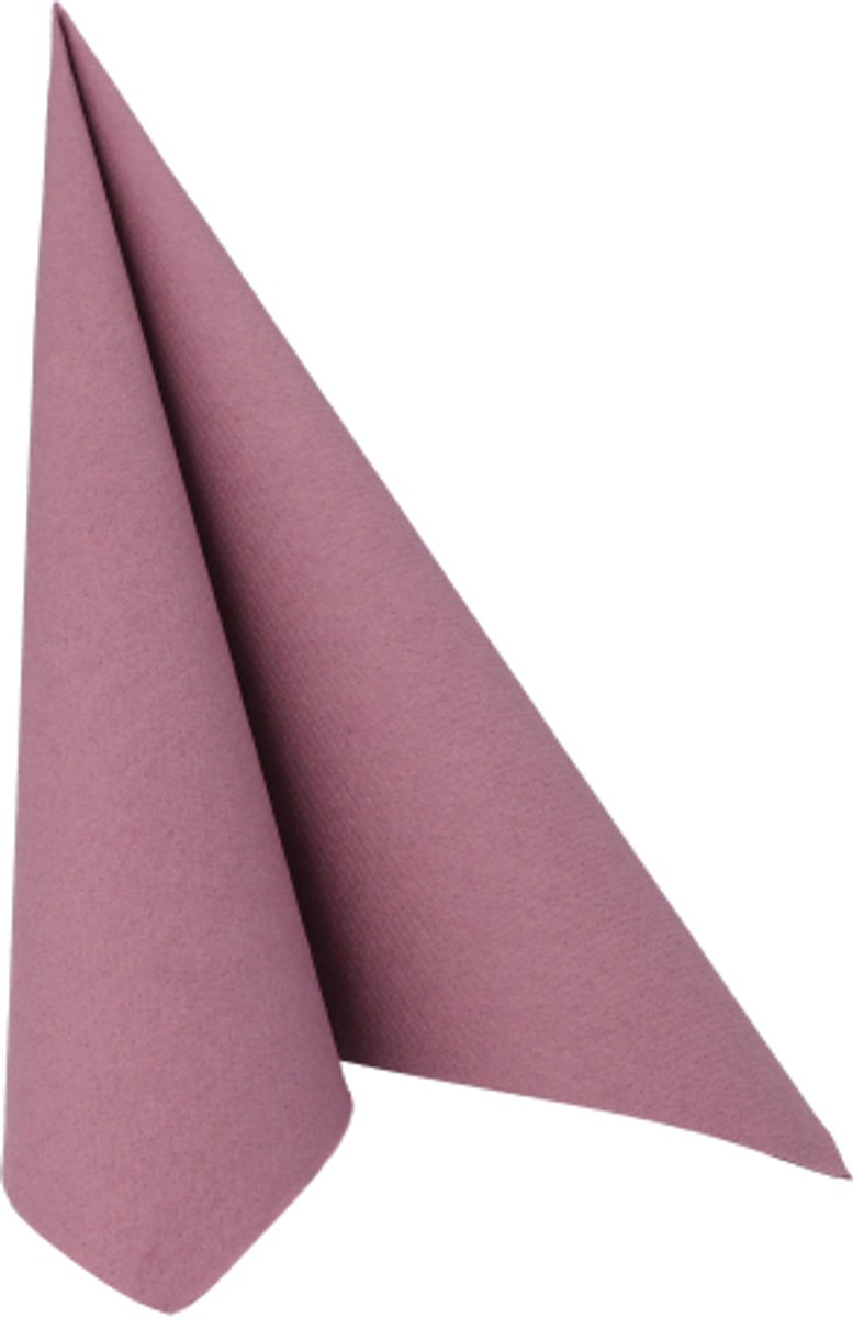 50 Servetten ROYAL Collection 1/4 vouw 40 cm x 40 cm pruim