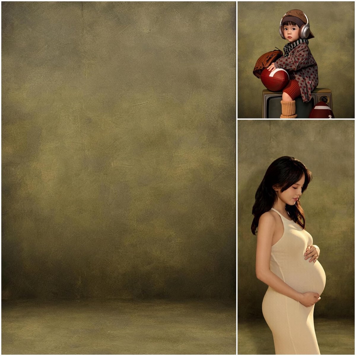 Omgoods - Vintage Fotoachtergrond voor Fotografie 2 x 3 m
