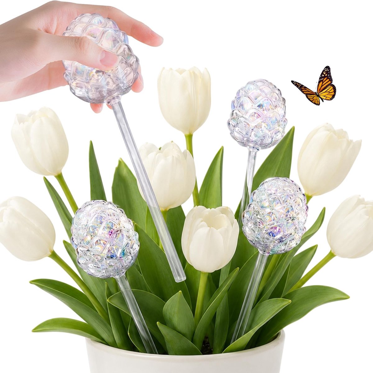 Omgoods - Zelfwaterende Plantenwaterbollen van Glas