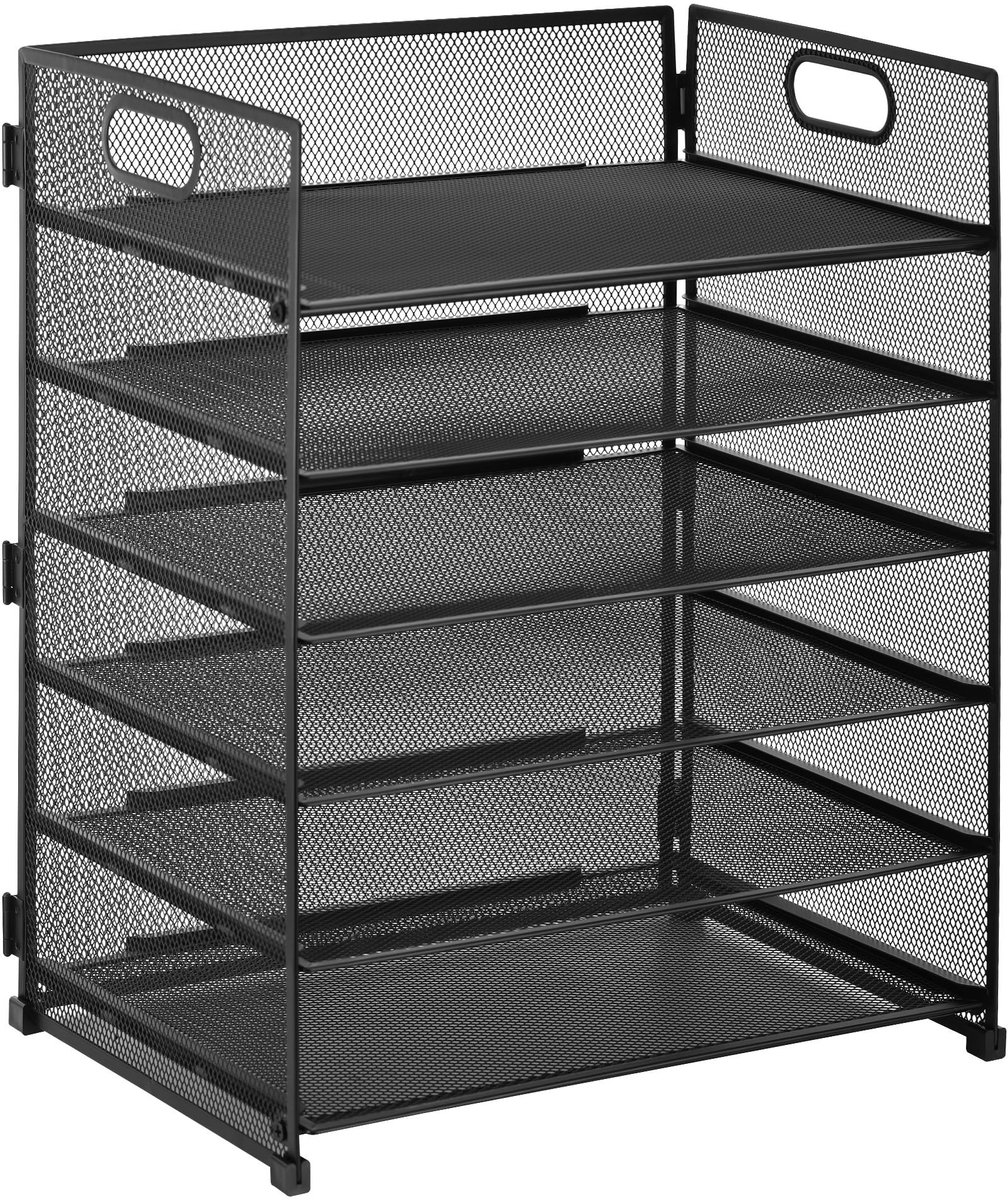 Omgoods - Metalen Bureau Organizer met 6 Compartimenten