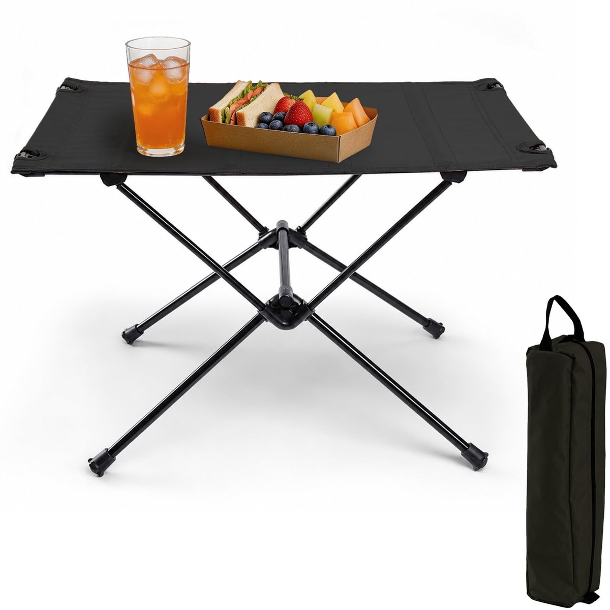 Omgoods - Opvouwbare Campingtafel met Draagtas, Ideaal voor Outdoor Activiteiten