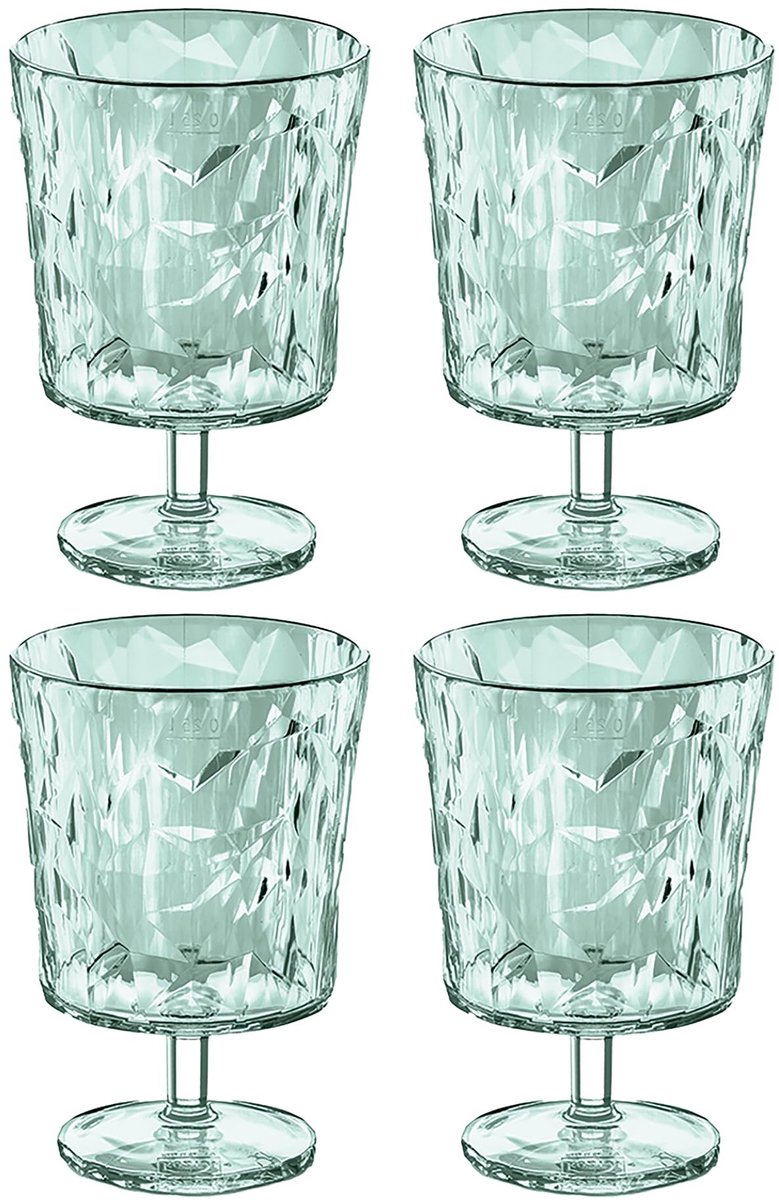 Omgoods - Set van 4 Shatterproof Glazen voor Buitengebruik