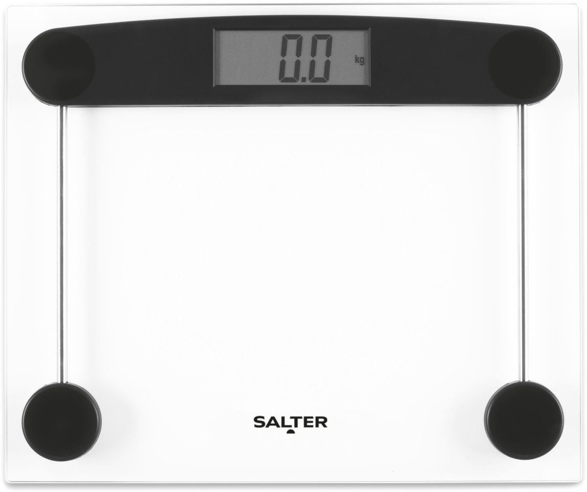 Salter Glazen Personenweegschaal - 180 kg - LCD-display
