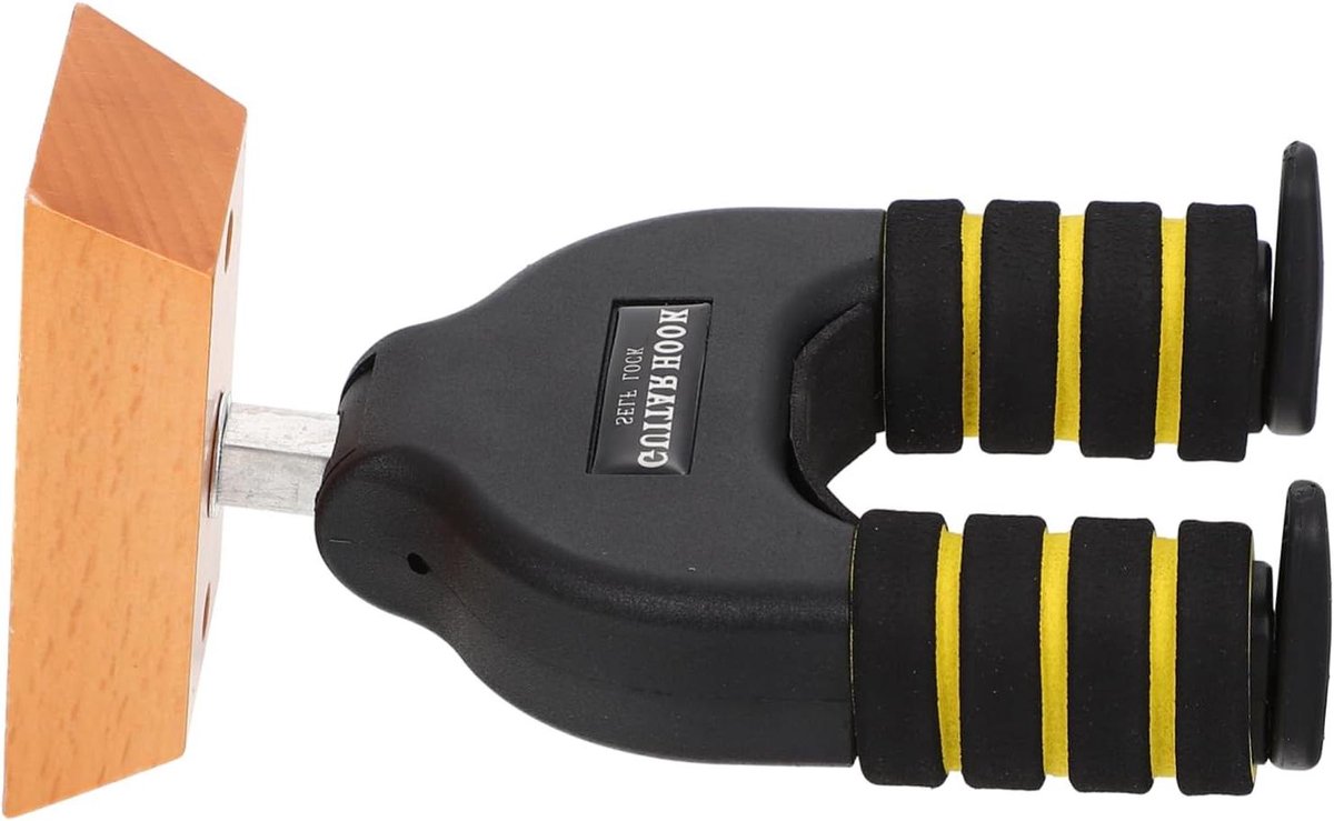 Gitaar Muurbeugel - Instrumenten Hanger - Muziek Opslag - Automatische Vergrendeling - 17 x 10 cm - Diverse Kleur