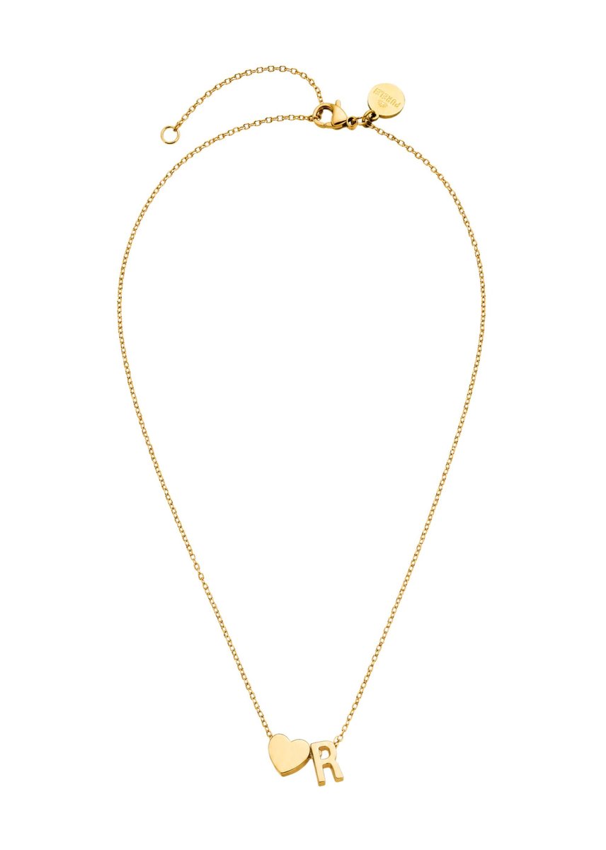 PURELEI Ketting Letter Heart R
