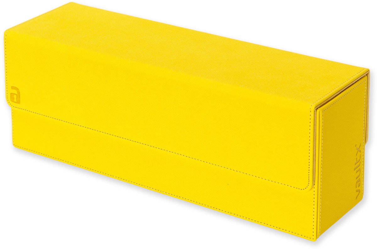Vault X Exo-Tec® Card Box voor Trading Cards 450+ - Kaarthouder en opbergdoos - Geel