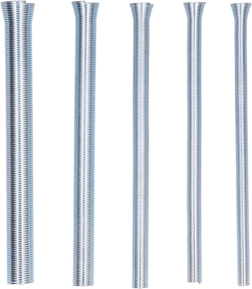 5 Stks Spring Tubing Benders Set, Flexibele Gebogen Buis Bender Set Buigen Accessoires voor Koperen Aluminium Pijp