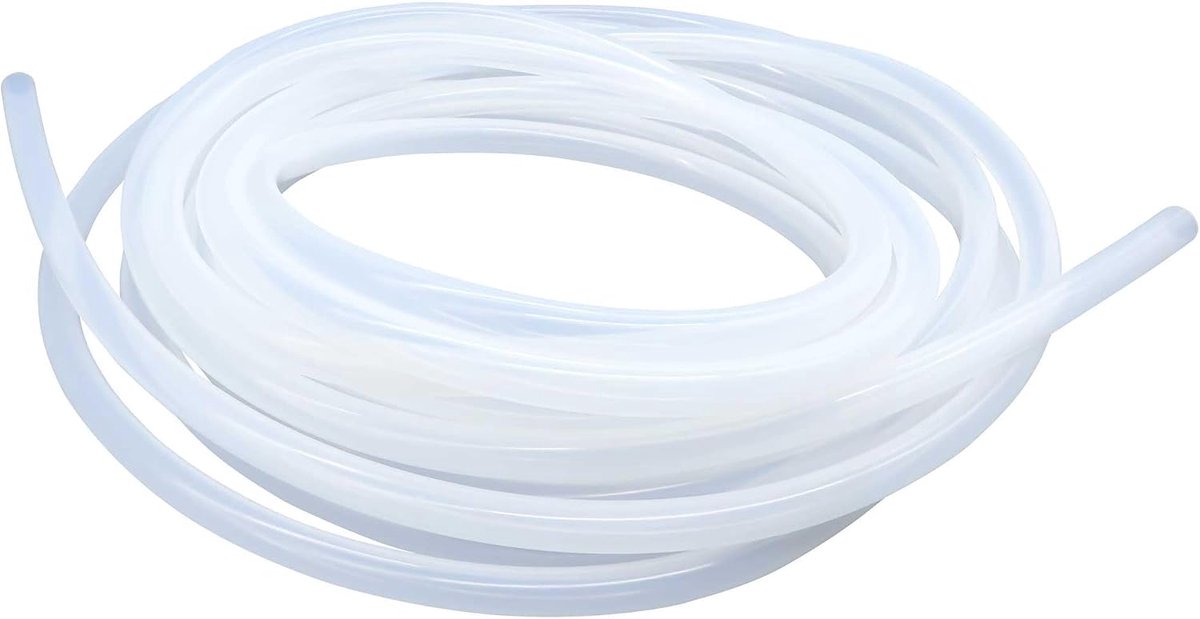 slang, 7 mm x 10 mm (binnendiameter x buitendiameter), 8 meter lang, geschikt voor contact met levensmiddelen, flexibel, transparant, water- en luchtslangen voor pompoverdracht