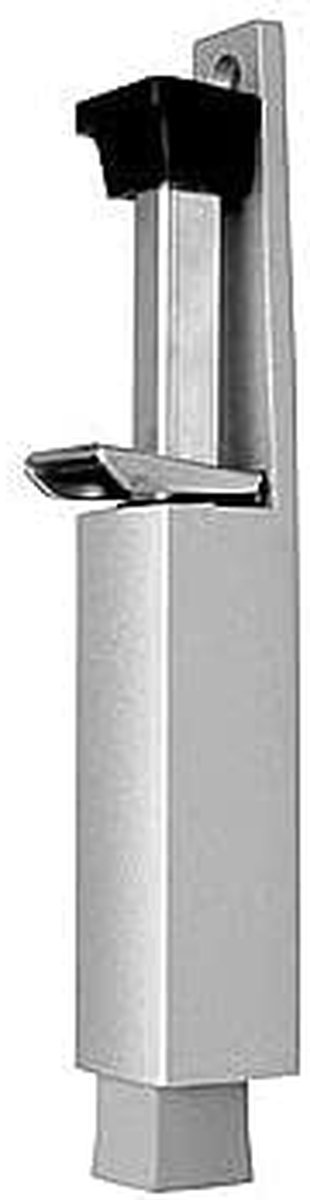 Deurcloser Voetstick - Deurstopper Vloer - Deuren Open Houden - Verstelbare Lengte - 32x207mm - F1 Finish