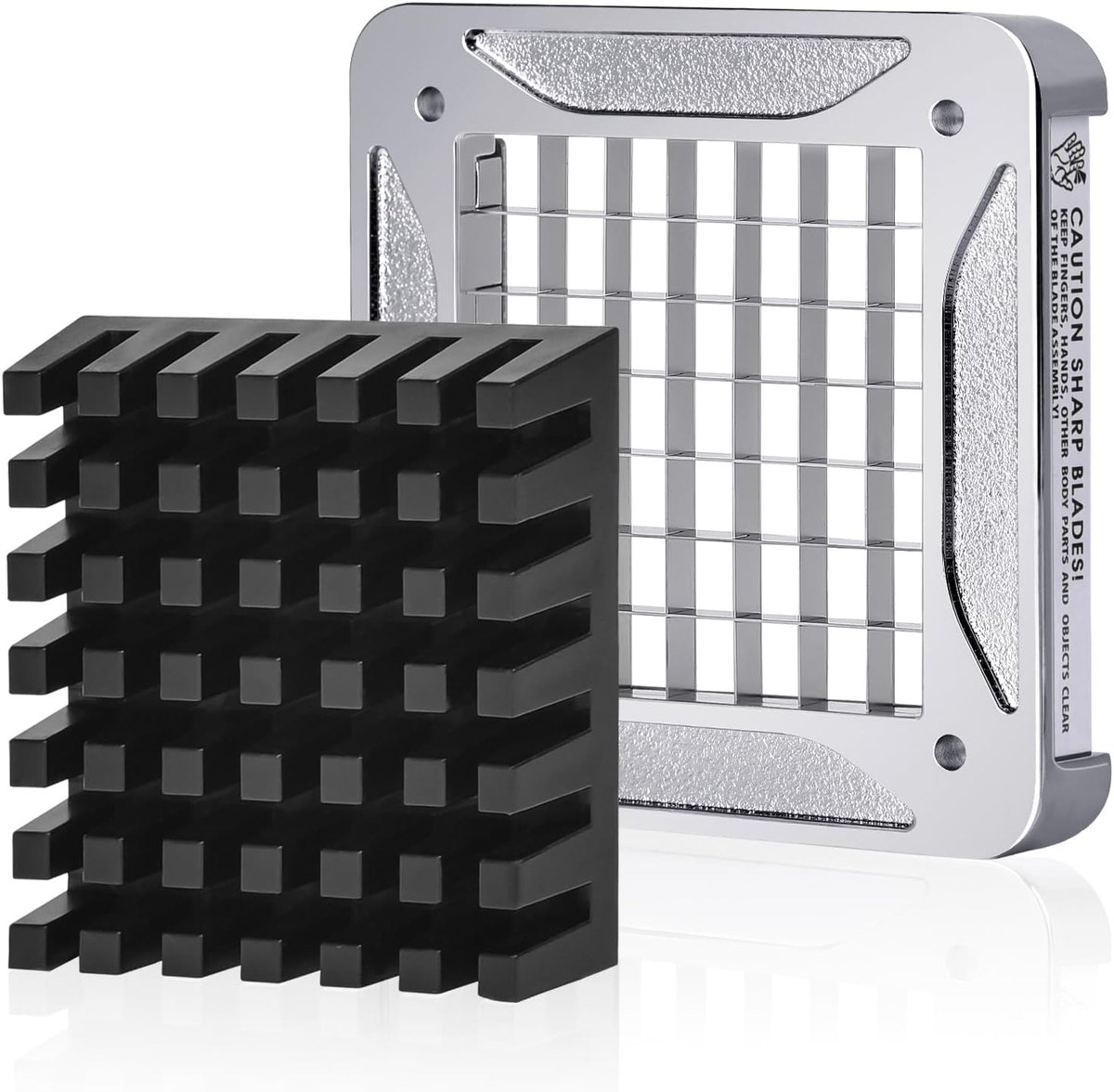 Aardappelsnijder, roestvrij staal, reservemes voor aardappelsnijder, 12 x 12 mm