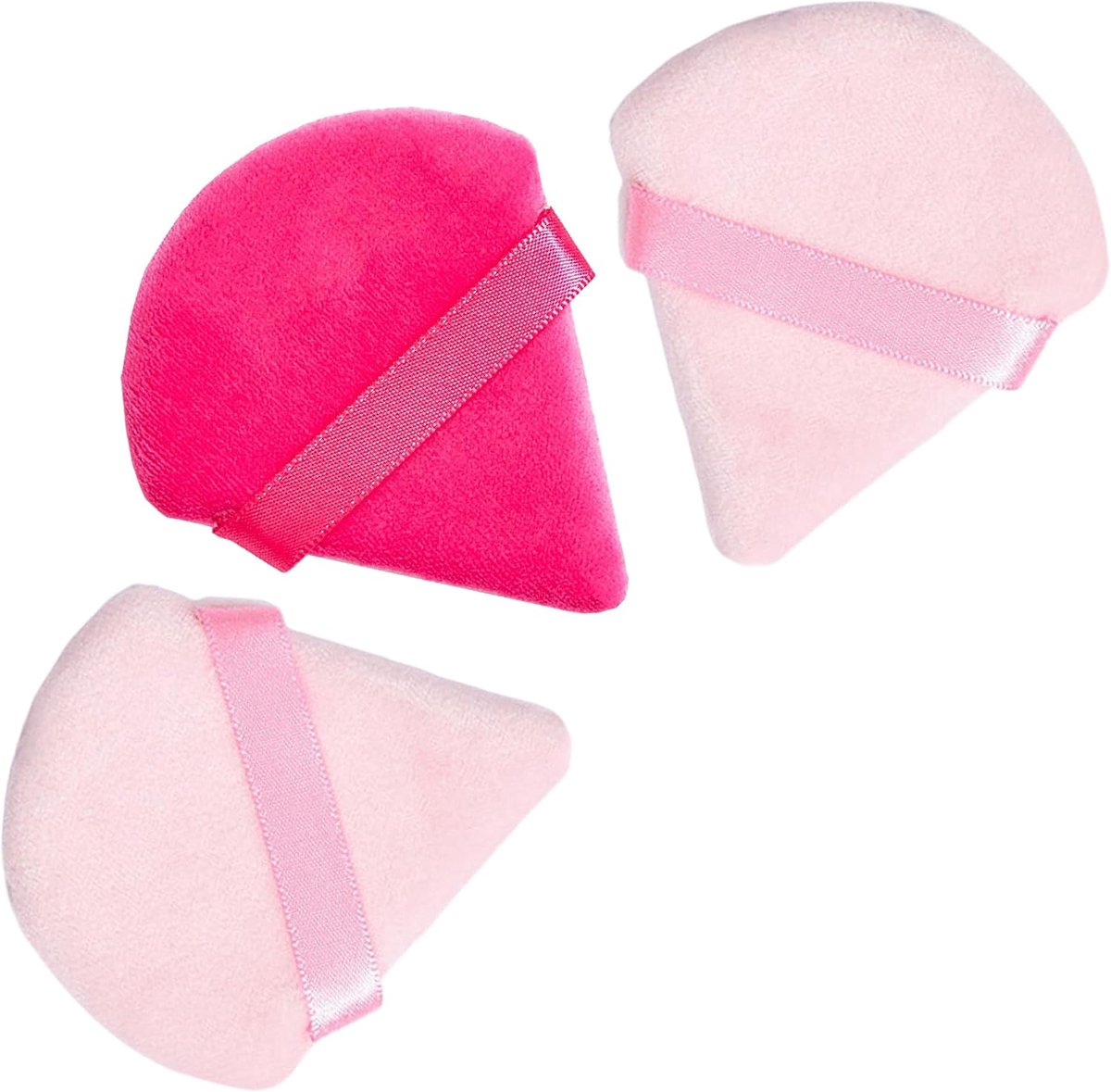Powder Puff Puff 3 stuks | Poederpuff make-up | foundationspons