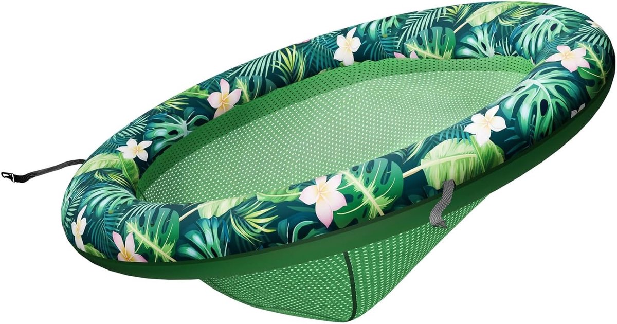 Opblaasbare Waterhangmat - Mesh Zitting - 92x90 cm - 100 kg Draagkracht - Volwassenen
