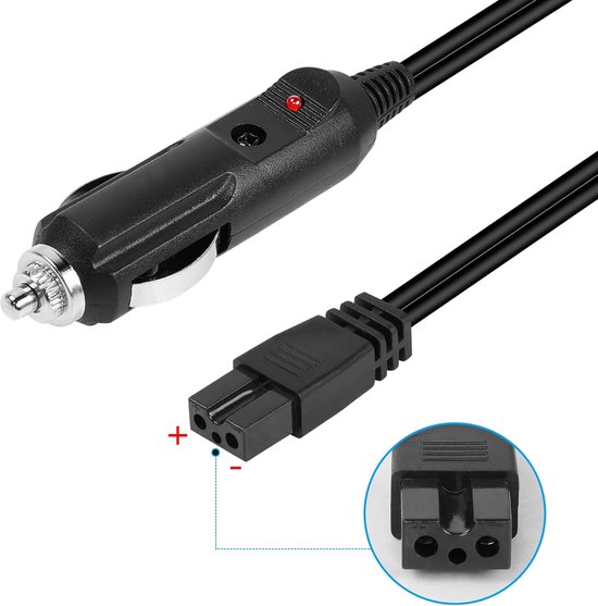 Koelbox 12V Cigarettenaansteker Kabel - 3M/10FT - Vervangbare Adapter - Ideaal voor gezinsuitjes - ShopVlot — afbeelding 4